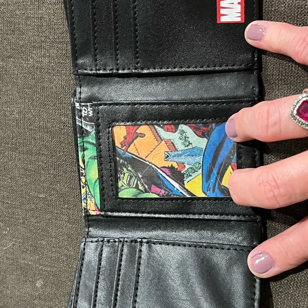 Marvel Spider-Man Comic Money Tri-fold wallet- Multicolor